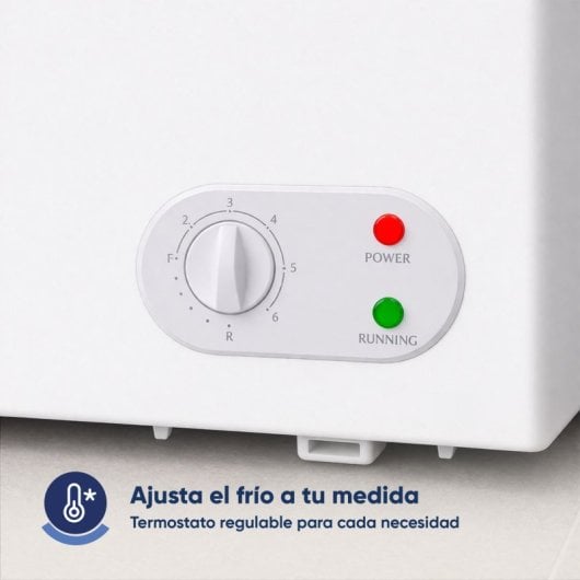 Origial ORIFREEZE98LAWE Congelador Arcón 98L E blanco