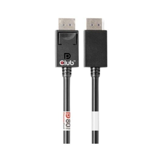 Cabo DisplayPort Club 3D CAC-1092 2.1 1.6m 8K 240Hz Preto