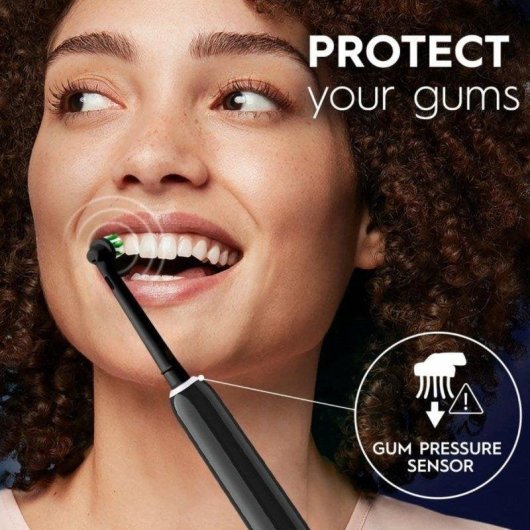 Escova de Dentes Oscilante Rotativo Oral-B Pro 1 Cross Action 3 Modos Sensor Pressao Estojo