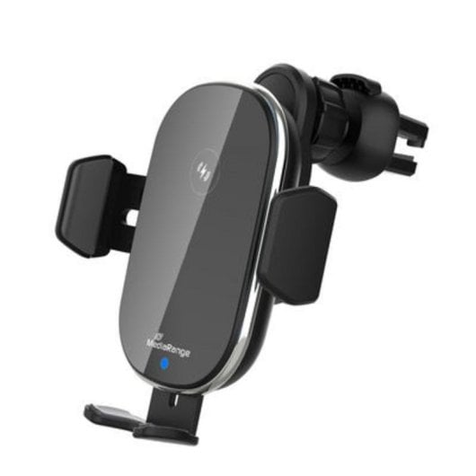 Kfz-Ladegerät Mediarange MRMA117 Wireless 15W Schnellladung LED Schwarz