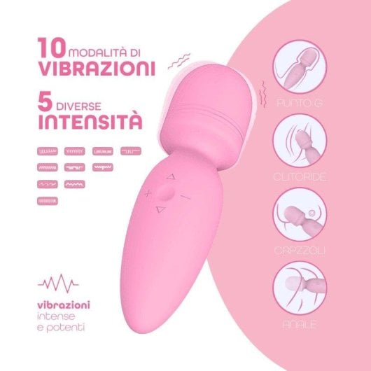 Massajador Wand Do You Erotic Recarrregável 10 Modos Vibração Silicone