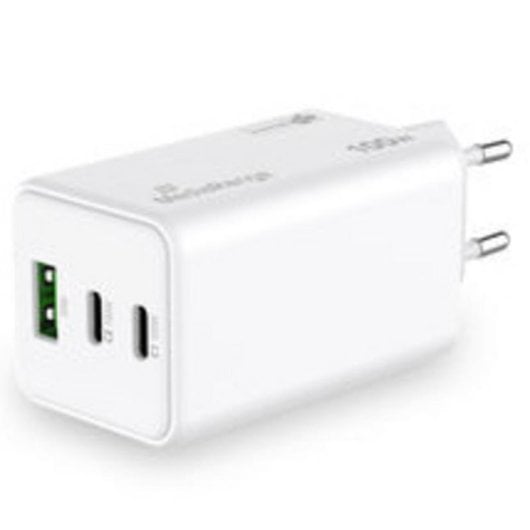Cargador Mediarange MRMA123 100W 2x USB-C 1x USB-A Carga Rápida GaN