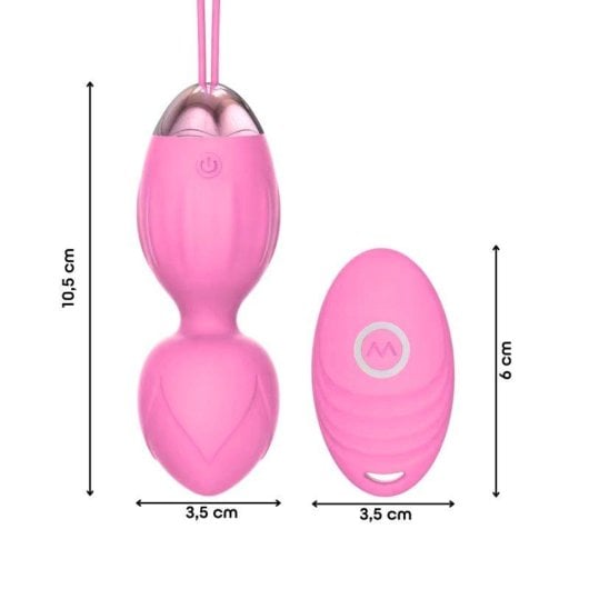 Ovo Vibratório Do You Erotic Ada Dupla Esfera Silicone 10 Modos Wireless