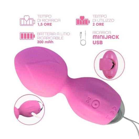 Ovo Vibratório Do You Erotic Ada Dupla Esfera Silicone 10 Modos Wireless