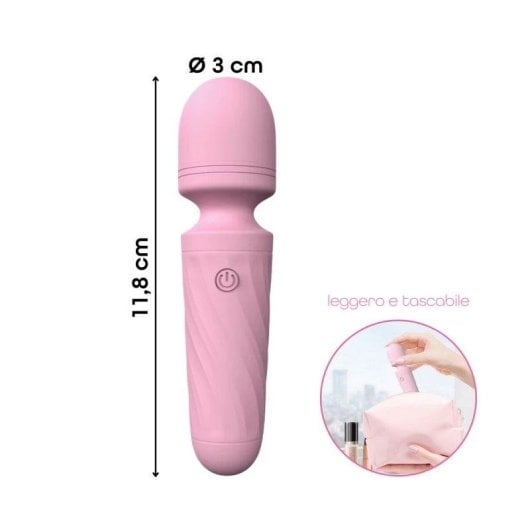 Massajador Wand Do You Erotic Mini Silicone 10 Modos Vibração IPX6 USB