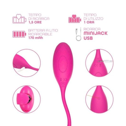 Ovo Vibratório Do You Erotic Adele Silicone 10 Modos IP65 Comando Sem Fios