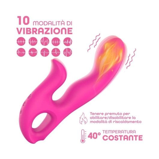 Vibrator Do You Erotic Rabbit Riscaldante doppelte Stimulation 10 Modi IPX7