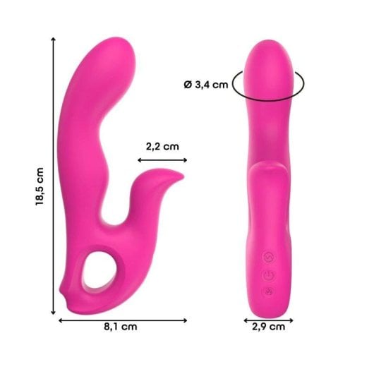 Vibrator Do You Erotic Rabbit Riscaldante doppelte Stimulation 10 Modi IPX7