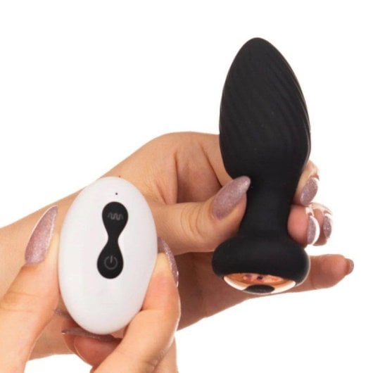 Analplug Do You Erotic ApYR121 Vibrations- und Rotationsfunktionen, Silikon, Fernbedienung