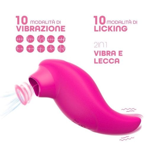 Stimulator Do You Erotic ApIBYA707T001 2in1 Vibrations Licking 10 Modi IPX7
