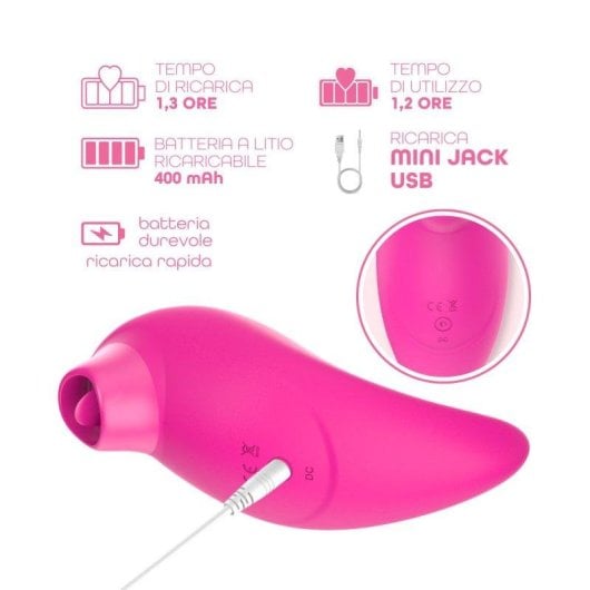 Stimulator Do You Erotic ApIBYA707T001 2in1 Vibrations Licking 10 Modi IPX7