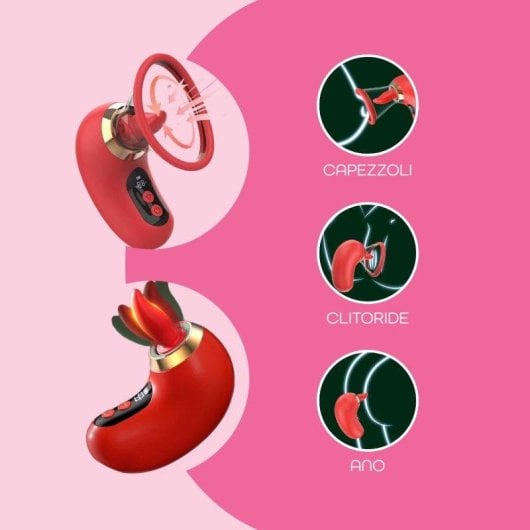 Saugvibrator Do You Erotic 3in1 Silikon Zunge App-Steuerung IPX7