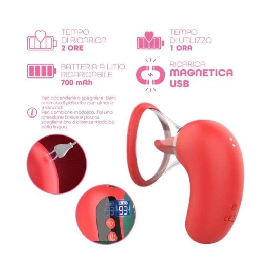 Saugvibrator Do You Erotic 3in1 Silikon Zunge App-Steuerung IPX7