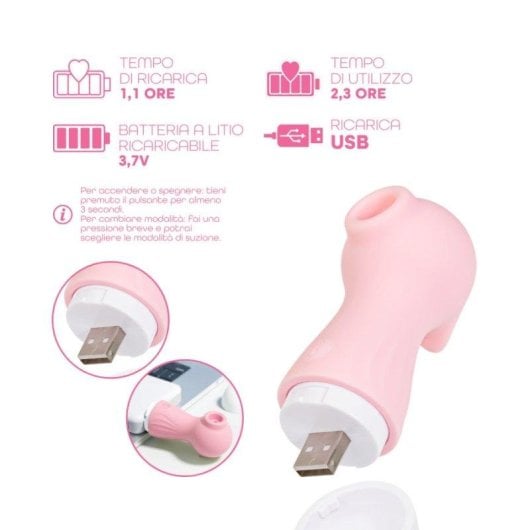 Saugstimulator Do You Erotic ApLL-A2205 10 Modi Silikon USB IPX4 Kompakt