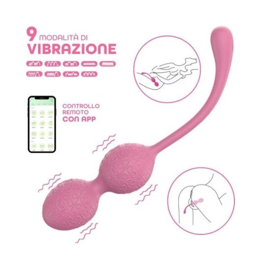 Ovo Vibratório Do You Erotic Smart Silicone Dupla Esfera App IPX7