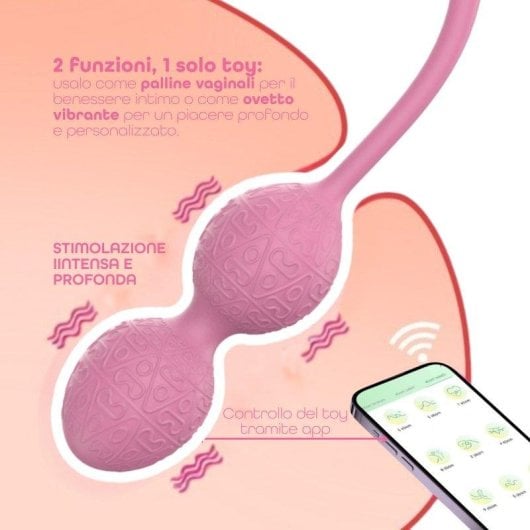 Ovo Vibratório Do You Erotic Smart Silicone Dupla Esfera App IPX7