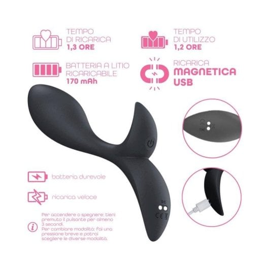 Analvibrator Do You Erotic App-gesteuert Silikon 9 Modi IPX7 Magnet-USB