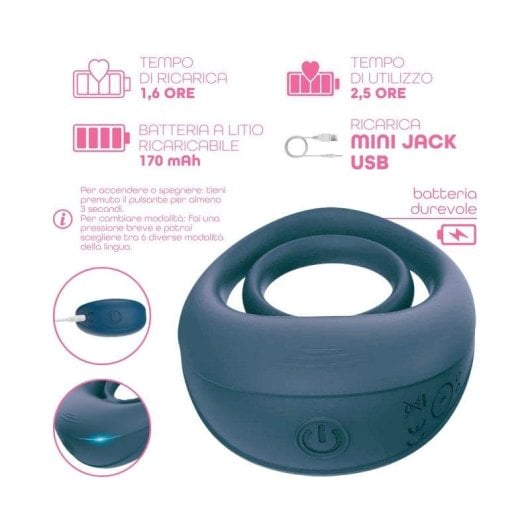 Penisring Do You Erotic Vibrator Silikon USB 10 Modi IPX7 Doppelschlaufe