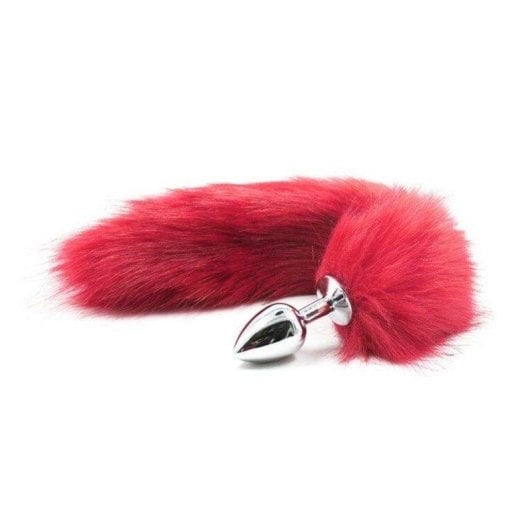 Analplug Do You Erotic ApYX2835H Metall Kunstpelz Realistischer Schwanz 39 cm