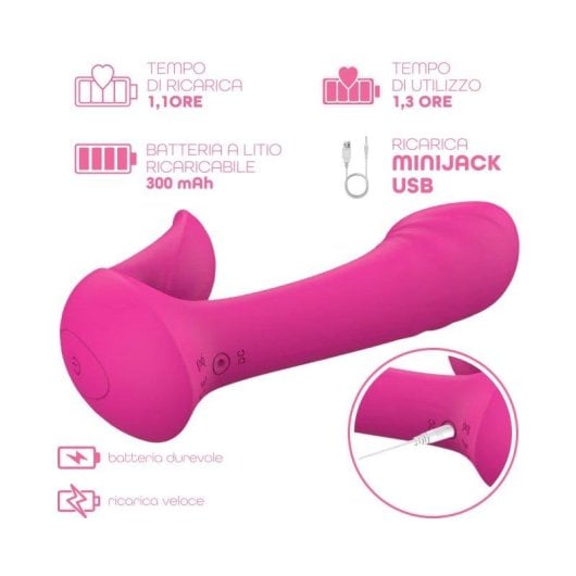 Vibrator Do You Erotic Doppia Stimolazione App-Steuerung 10 Modi Silikon