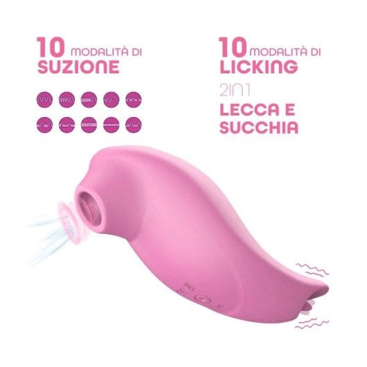 Saug- und Leckstimulator Do You Erotic Succhia E Lecca Clitoride 2in1 10 Modi IPX7