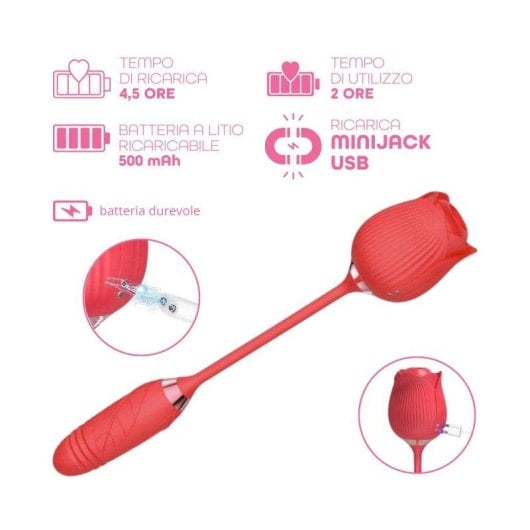 Vibrator Do You Erotic Succhia Clitoride Punkt G Teleskopisch 10 Modi IPX7