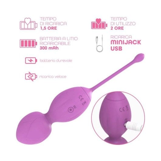 Vaginalkugel Do You Erotic ApIBYA66W039APP Vibrations App-Steuerung Silikon USB