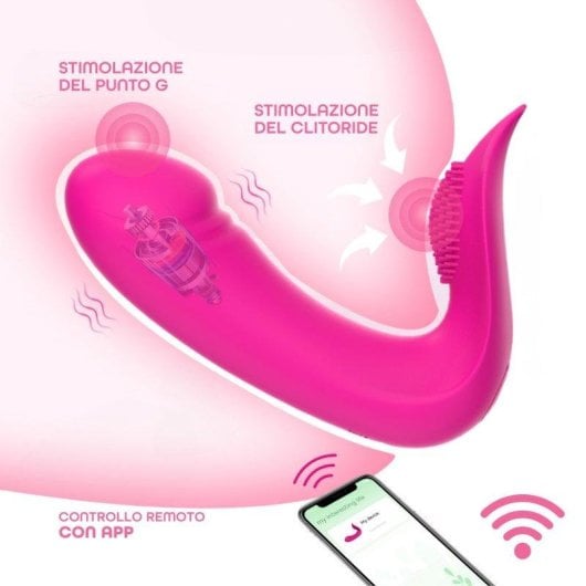 Vibrator Do You Erotic Chris 2in1 App-gesteuert Silikon IPX7 9 Modi