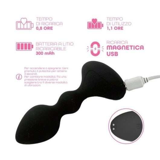 Buttplug Do You Erotic ApIBYA707W012APP Silikon App-Steuerung 9 Modi IPX7