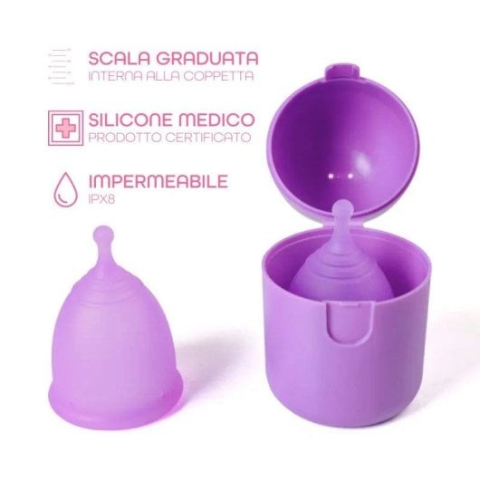 Menstruationstasse Do You Erotic mit tragbarem Sterilisator Silikon medizinisch