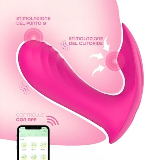 Vibrator Do You Erotic ApIBYA707W004APP Tragbar App-Steuerung 9 Modi IPX7