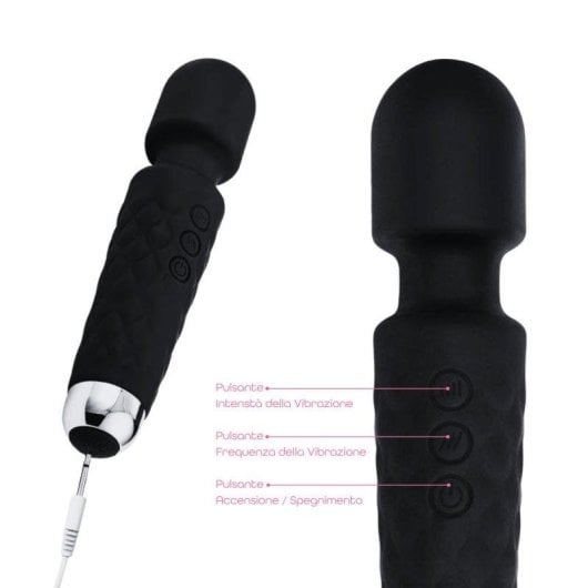 Massajador Wand Do You Erotic Silicone Recarregável 20 Vibrações IPX6
