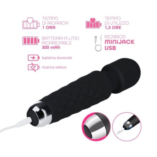 Massajador Wand Do You Erotic Silicone Recarregável 20 Vibrações IPX6