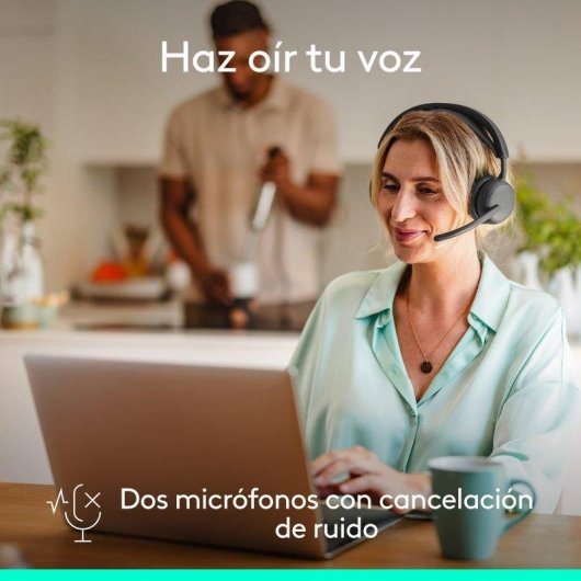 Auriculares Logitech Zone Wireless 2 inalámbricos Bluetooth con Cancelación de Ruido grafito