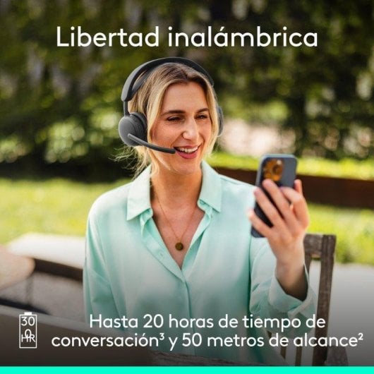 Auriculares Logitech Zone Wireless 2 inalámbricos Bluetooth con Cancelación de Ruido grafito