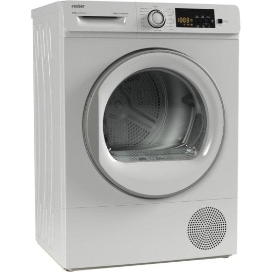 Secadora de bomba de calor Sauber SERIE 5-DR8025V 8 kg Clase E con 15 programas e iluminación de tambor