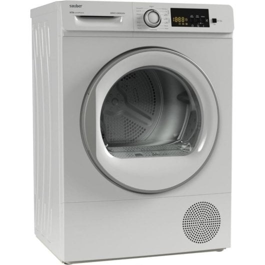 Secadora de bomba de calor Sauber SERIE 5-DR8025V 8 kg Clase E con 15 programas e iluminación de tambor
