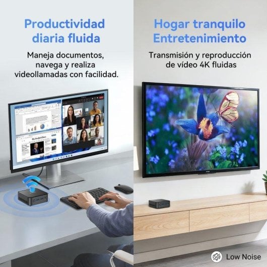 Desktop-PC Blackview MP50 AMD Ryzen 5 3500U 16GB 512GB SSD Radeon Vega 8 Windows 11 Pro Airbuds