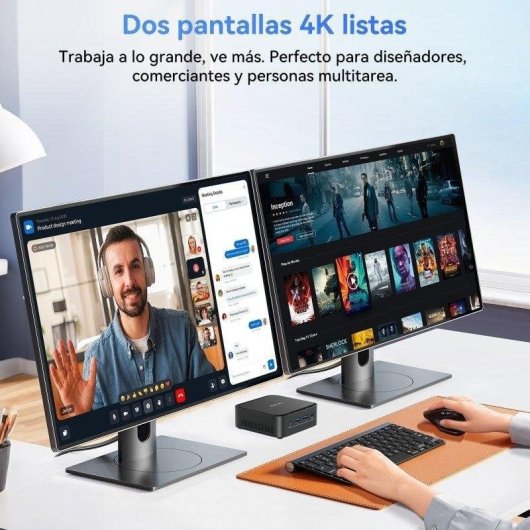 Mini PC Blackview MP50 AMD Ryzen 5 3500U 16GB 512GB SSD Vega 8 Windows 11 Pro Airbuds