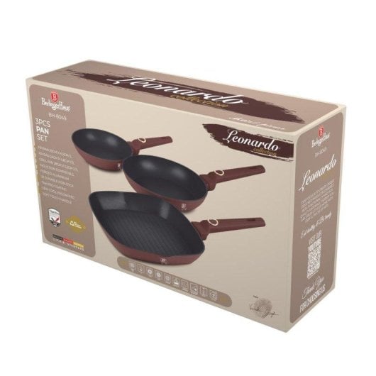 Pfanne Berlinger Haus BH-8049 Deep Sea Leonardo Collection Aluminium TitanPro Induktion