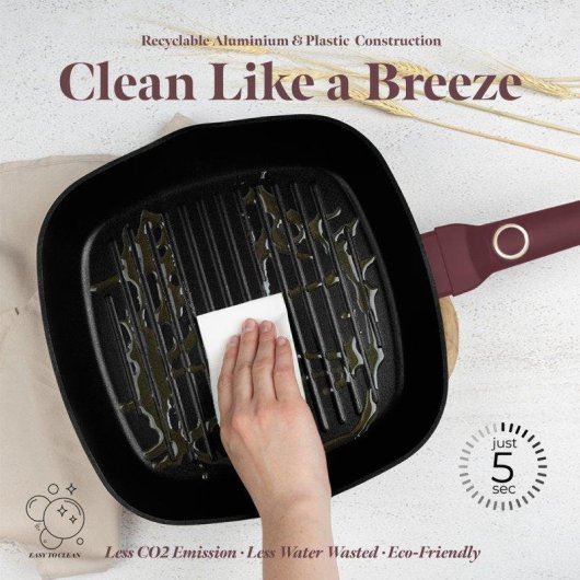 Pfanne Berlinger Haus BH-8049 Deep Sea Leonardo Collection Aluminium TitanPro Induktion