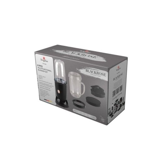 Licuadora Berlinger Haus Monaco BH9506 400W 2 Vasos Black Rose Collection