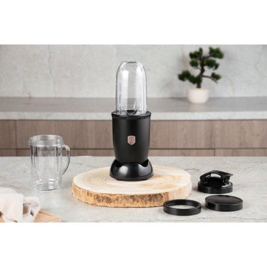 Licuadora Berlinger Haus Monaco BH9506 400W 2 Vasos Black Rose Collection
