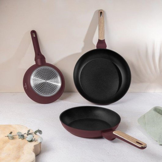 Sartén Berlinger Haus Leonardo Nordic Pack 3 TitanPro Inducción Antiadherente