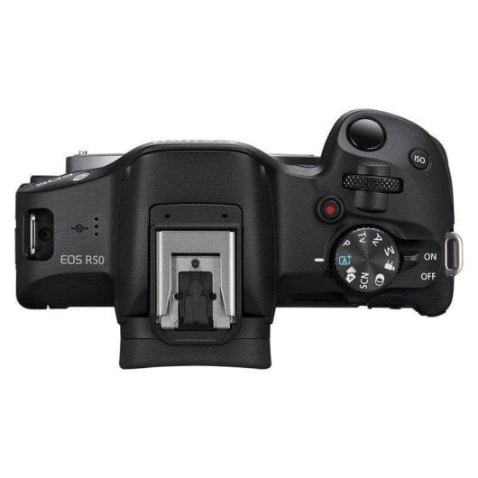Câmara Mirrorless Canon EOS R50 24.2MP 4K UHD RF-S 18-45mm WiFi Bluetooth SD 8GB