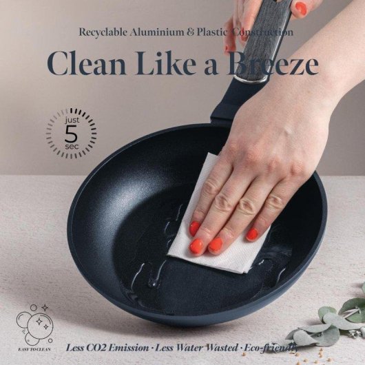 Sartén Berlinger Haus Deep Sea BH8379 aluminio forjado set 3 piezas inducción