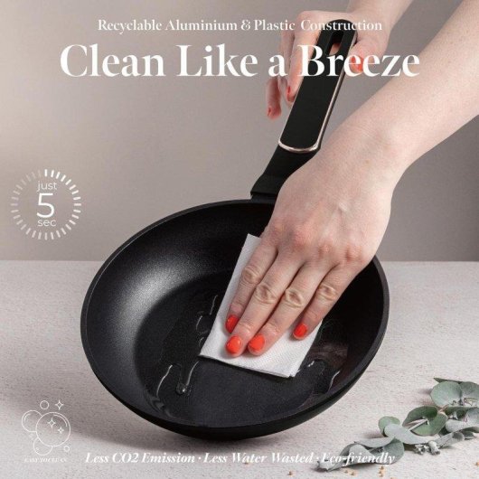 Sartén Berlinger Haus Black Rose BH8360 set 3 piezas aluminio forjado inducción