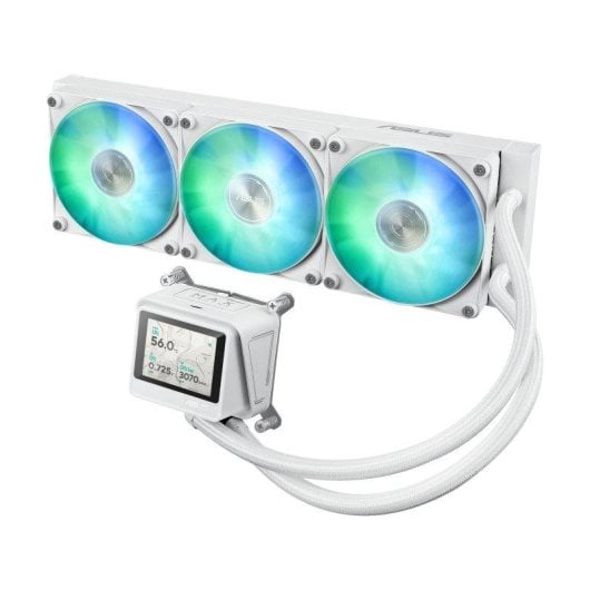 Sistema di raffreddamento a liquido Asus MAX Gaming LC 360 ARGB con schermo LCD, ventole da 360 mm e 3 ventole