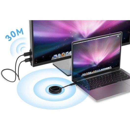 Adaptador Conceptronic ATHERIC01B USB-C para HDMI FullHD 1080P Wireless