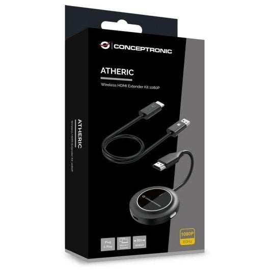 Extenseur HDMI sans fil Conceptronic ATHERIC02B FullHD 1080P 5GHz USB